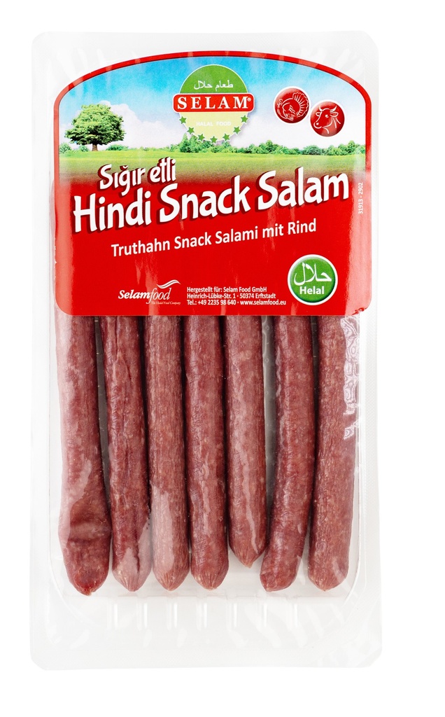 Selam Snack Hindi Salami 7 x 25 g = 175 g