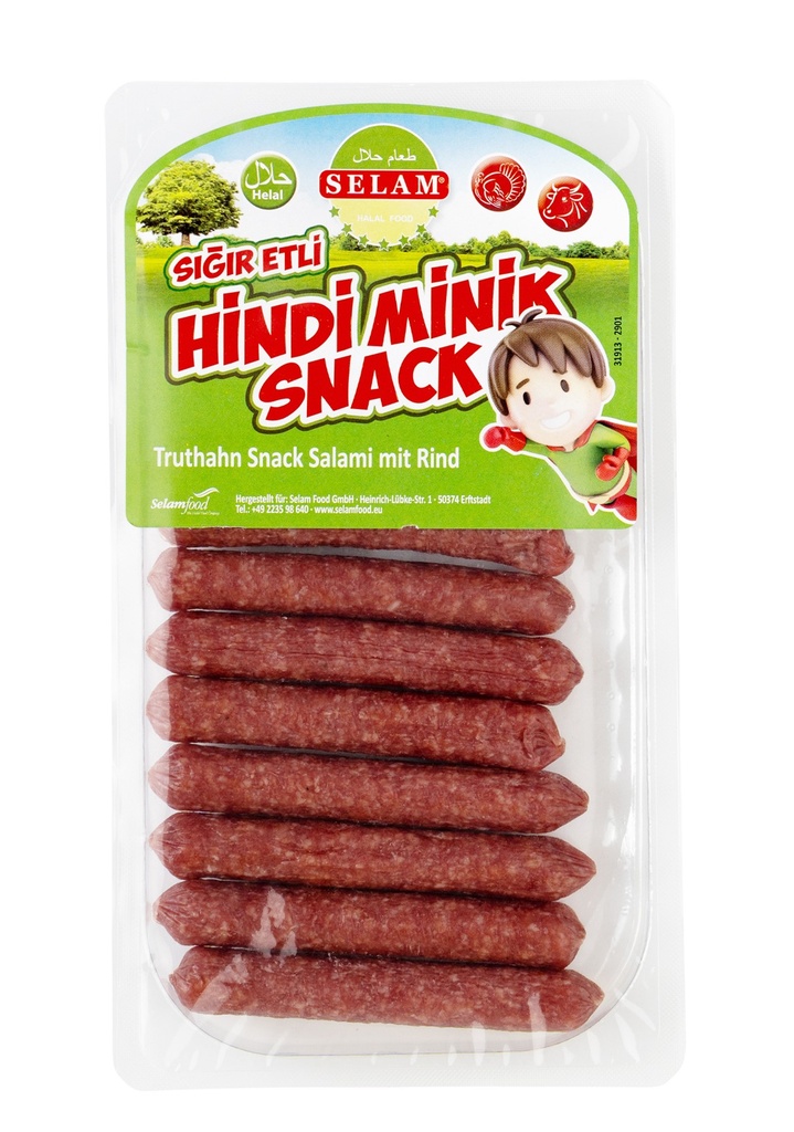 Selam Snack Hindi Salami 12 x 15 g = 180 g