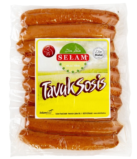 [1113] Selam Tavuk Sosis 800gr