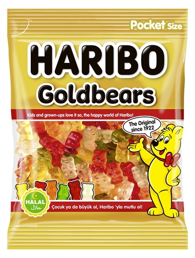 [109902] Haribo Goldbears Halal 100g